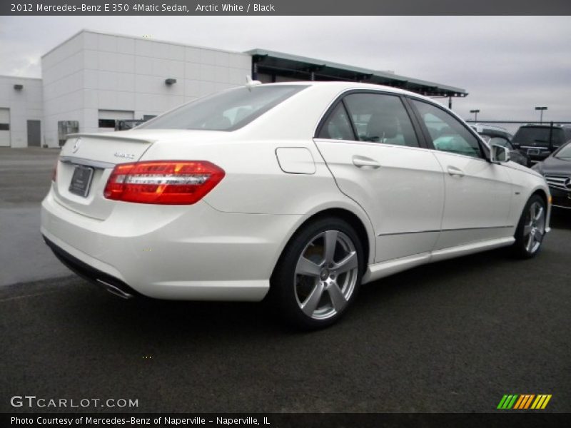 Arctic White / Black 2012 Mercedes-Benz E 350 4Matic Sedan
