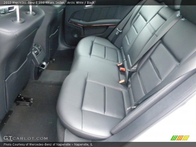 Arctic White / Black 2012 Mercedes-Benz E 350 4Matic Sedan