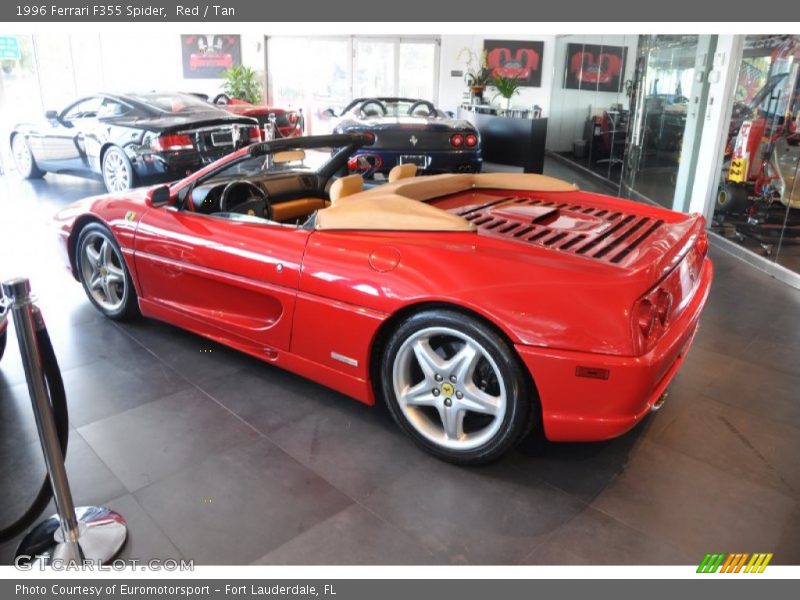 Red / Tan 1996 Ferrari F355 Spider