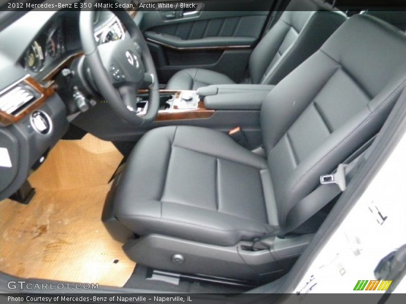 Arctic White / Black 2012 Mercedes-Benz E 350 4Matic Sedan