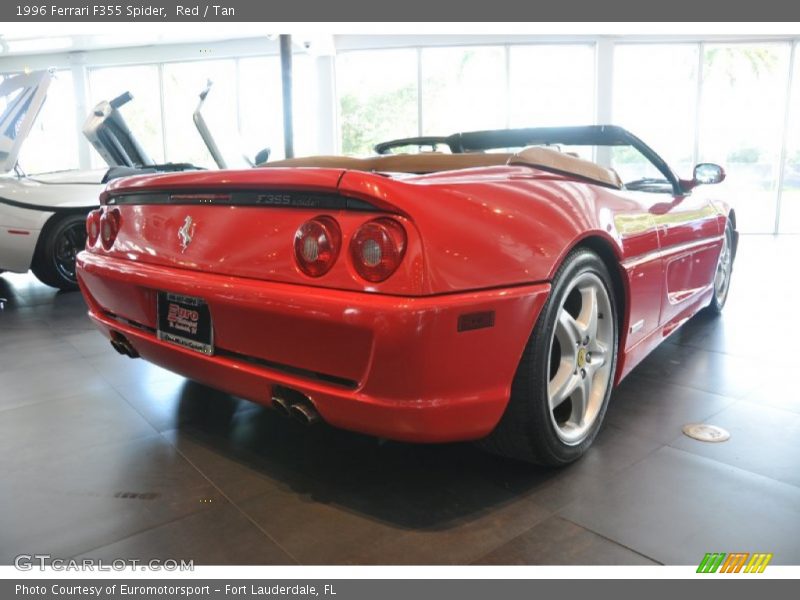 Red / Tan 1996 Ferrari F355 Spider