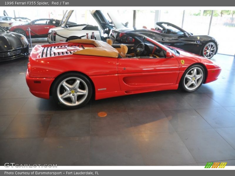 Red / Tan 1996 Ferrari F355 Spider