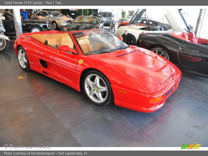 Red / Tan 1996 Ferrari F355 Spider