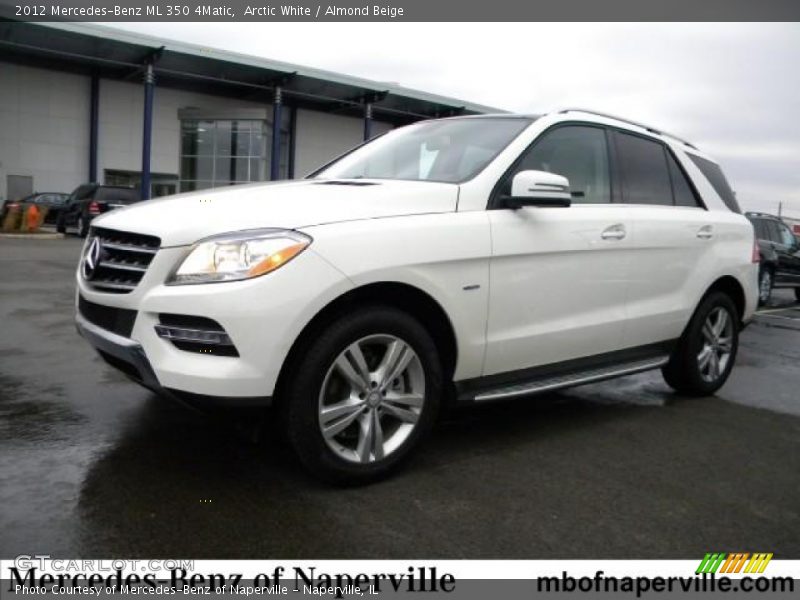 Arctic White / Almond Beige 2012 Mercedes-Benz ML 350 4Matic