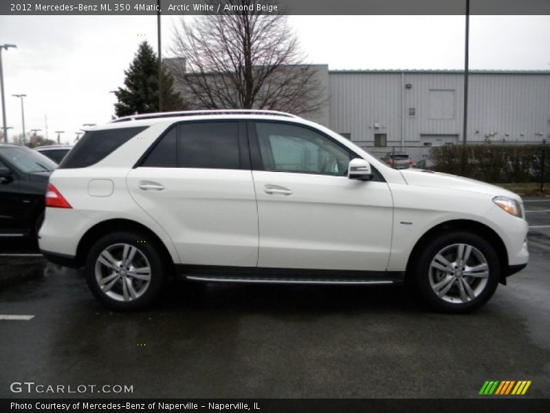 Arctic White / Almond Beige 2012 Mercedes-Benz ML 350 4Matic