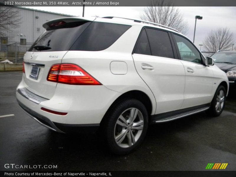 Arctic White / Almond Beige 2012 Mercedes-Benz ML 350 4Matic