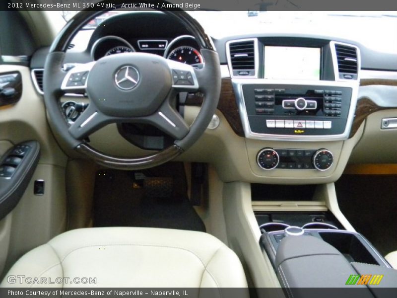 Arctic White / Almond Beige 2012 Mercedes-Benz ML 350 4Matic