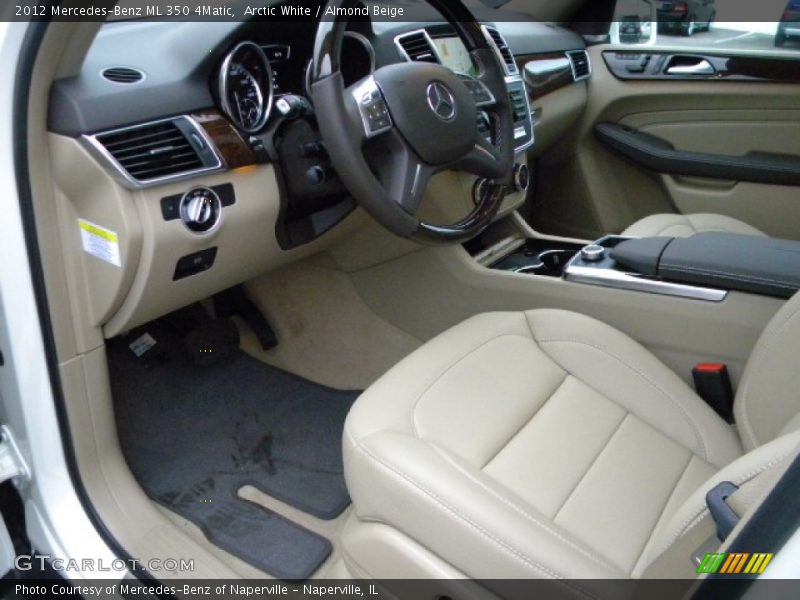 Arctic White / Almond Beige 2012 Mercedes-Benz ML 350 4Matic