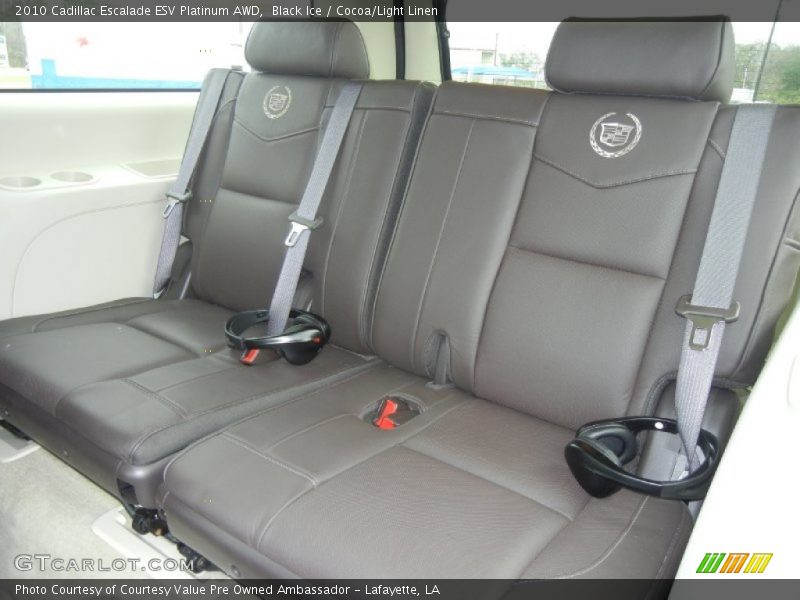 Black Ice / Cocoa/Light Linen 2010 Cadillac Escalade ESV Platinum AWD
