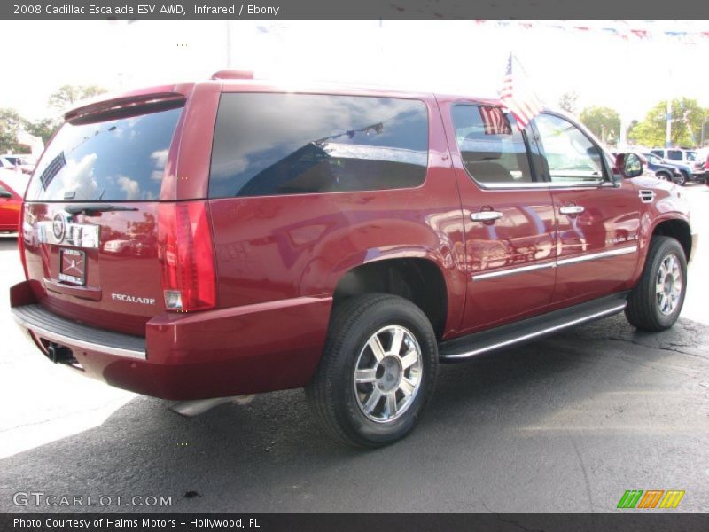 Infrared / Ebony 2008 Cadillac Escalade ESV AWD
