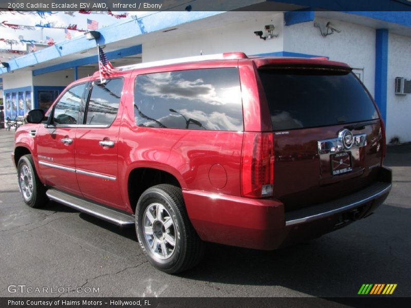 Infrared / Ebony 2008 Cadillac Escalade ESV AWD
