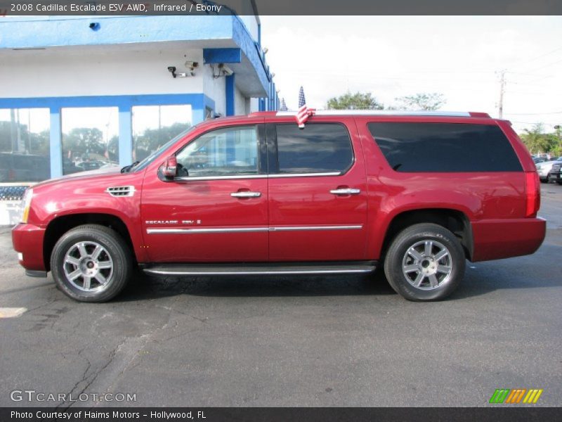 Infrared / Ebony 2008 Cadillac Escalade ESV AWD