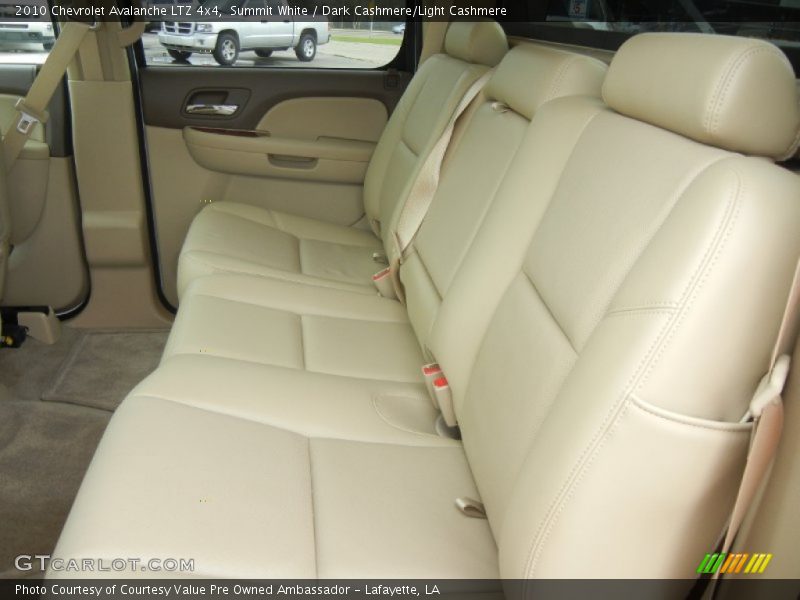 Summit White / Dark Cashmere/Light Cashmere 2010 Chevrolet Avalanche LTZ 4x4