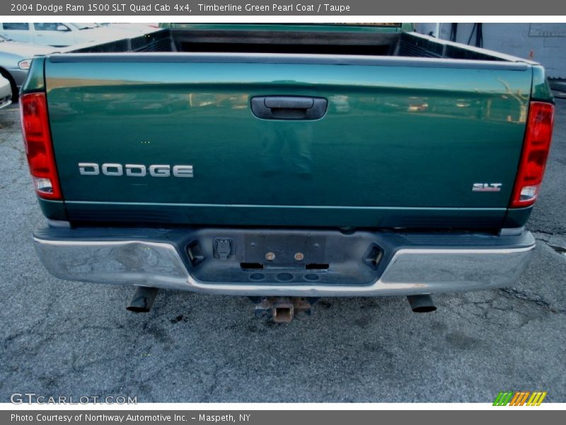 Timberline Green Pearl Coat / Taupe 2004 Dodge Ram 1500 SLT Quad Cab 4x4