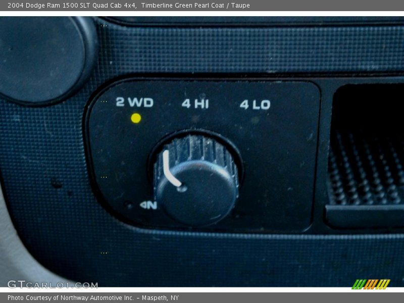 Timberline Green Pearl Coat / Taupe 2004 Dodge Ram 1500 SLT Quad Cab 4x4