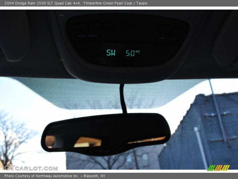 Timberline Green Pearl Coat / Taupe 2004 Dodge Ram 1500 SLT Quad Cab 4x4