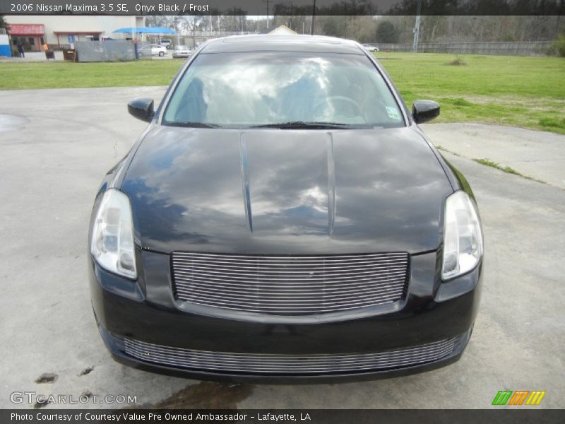 Onyx Black / Frost 2006 Nissan Maxima 3.5 SE