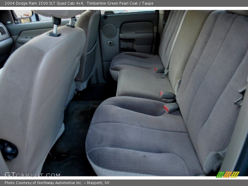 Timberline Green Pearl Coat / Taupe 2004 Dodge Ram 1500 SLT Quad Cab 4x4