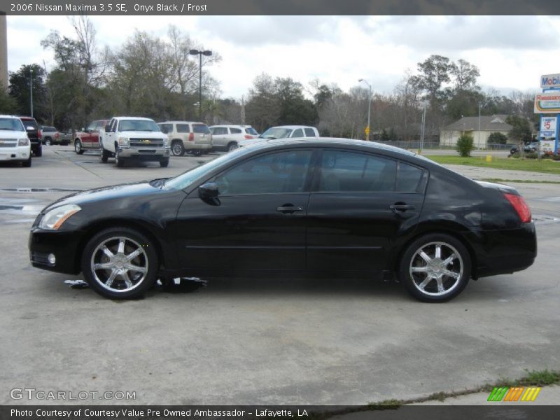 Onyx Black / Frost 2006 Nissan Maxima 3.5 SE