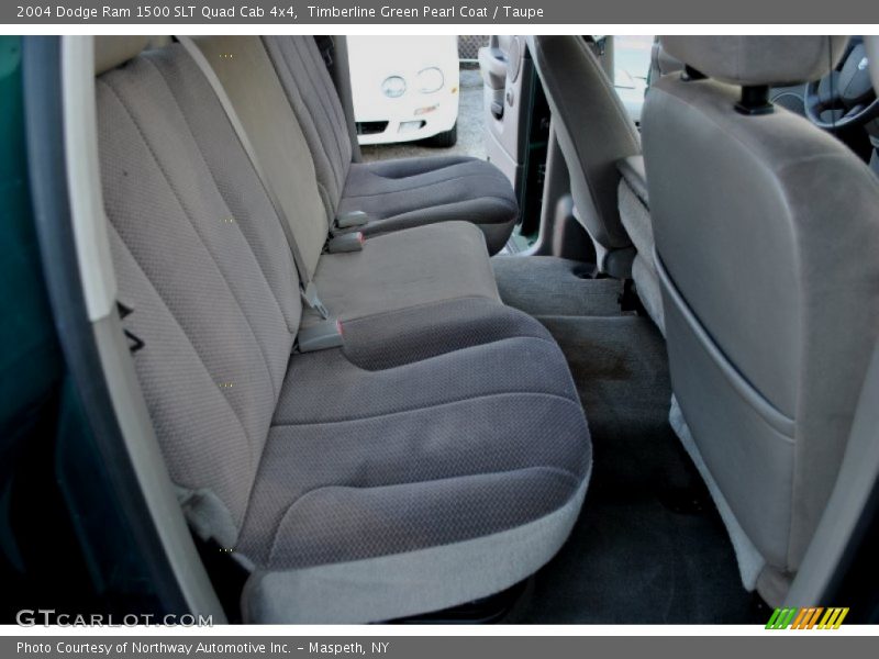 Timberline Green Pearl Coat / Taupe 2004 Dodge Ram 1500 SLT Quad Cab 4x4