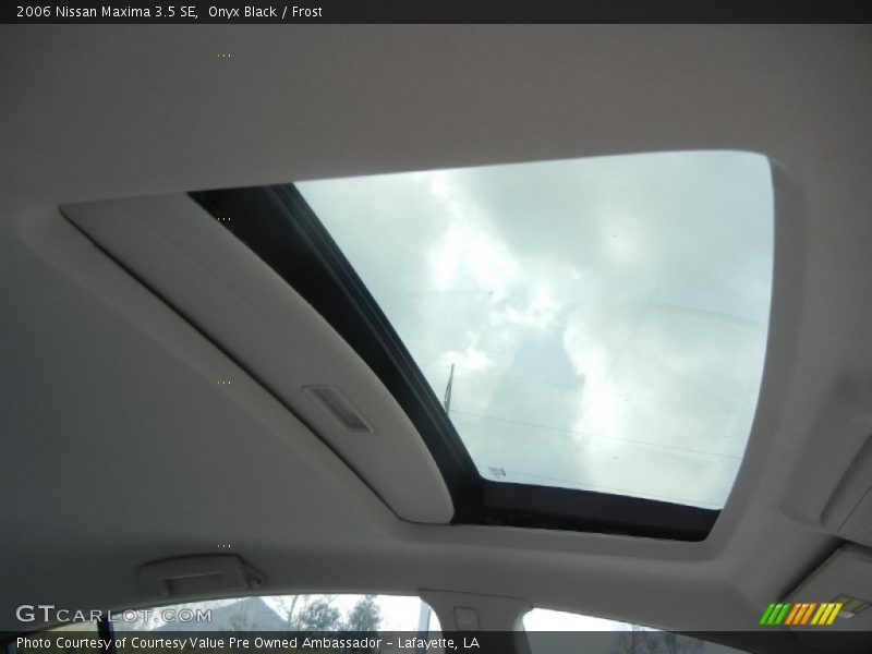 Onyx Black / Frost 2006 Nissan Maxima 3.5 SE