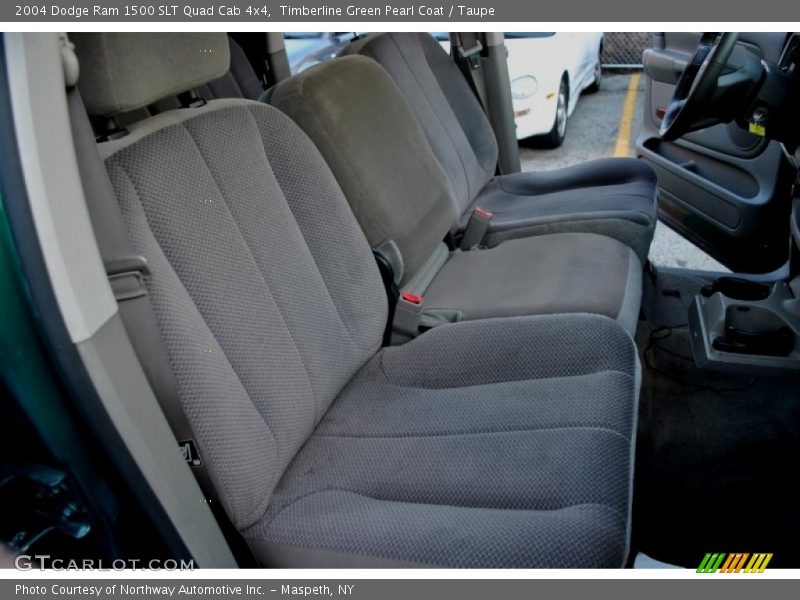Timberline Green Pearl Coat / Taupe 2004 Dodge Ram 1500 SLT Quad Cab 4x4