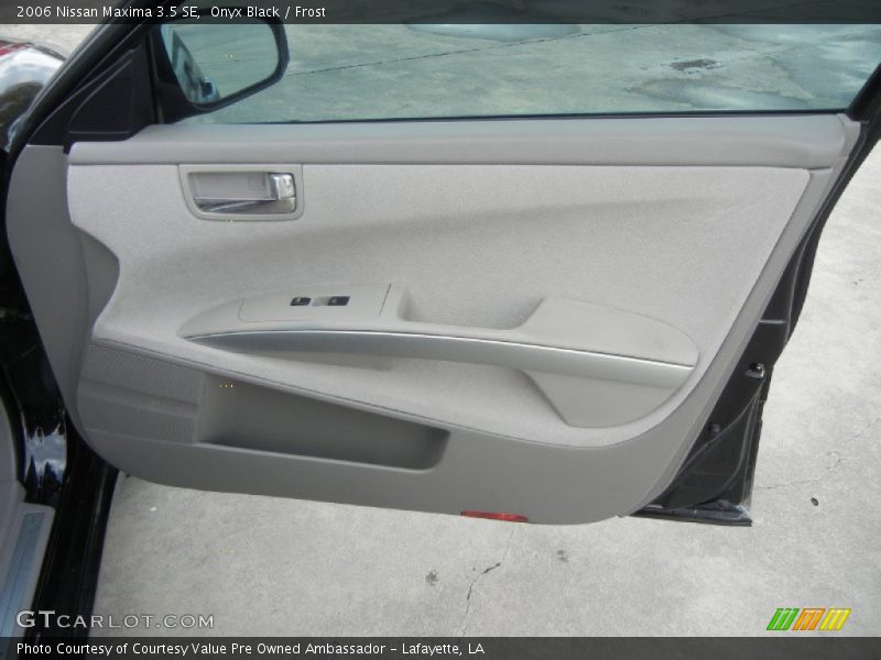 Onyx Black / Frost 2006 Nissan Maxima 3.5 SE