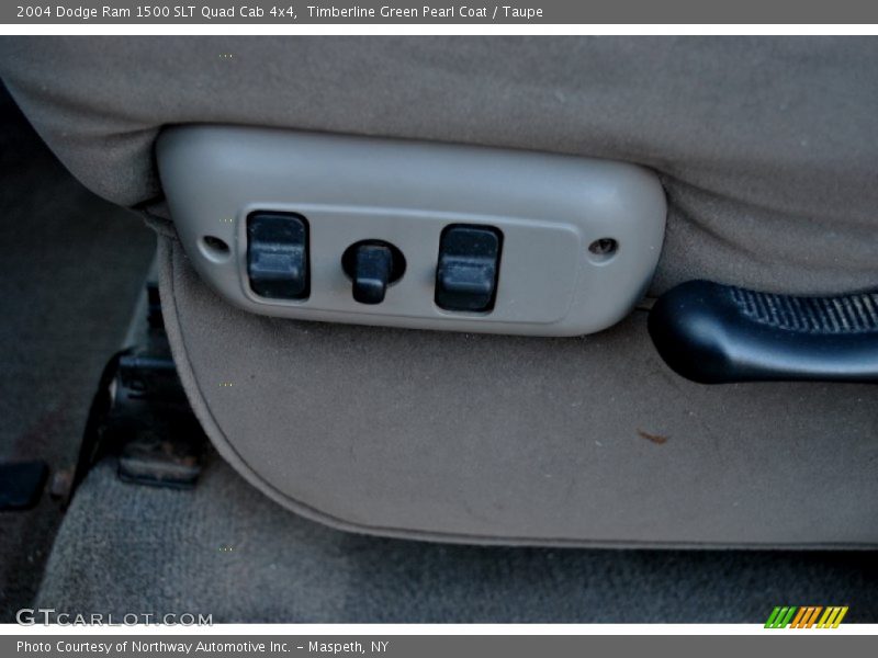 Timberline Green Pearl Coat / Taupe 2004 Dodge Ram 1500 SLT Quad Cab 4x4