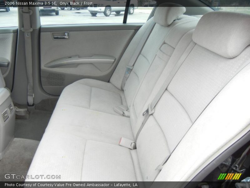 Onyx Black / Frost 2006 Nissan Maxima 3.5 SE