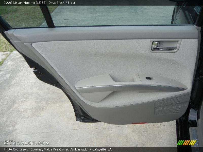 Onyx Black / Frost 2006 Nissan Maxima 3.5 SE