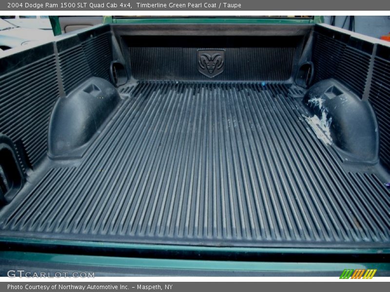 Timberline Green Pearl Coat / Taupe 2004 Dodge Ram 1500 SLT Quad Cab 4x4