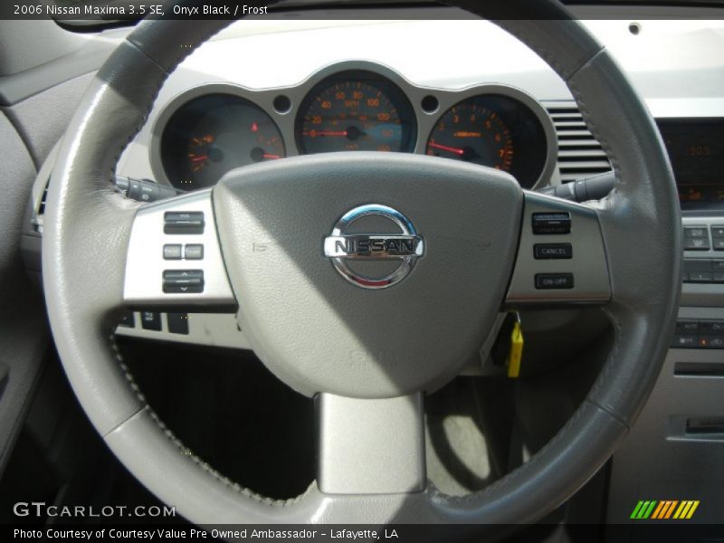 Onyx Black / Frost 2006 Nissan Maxima 3.5 SE