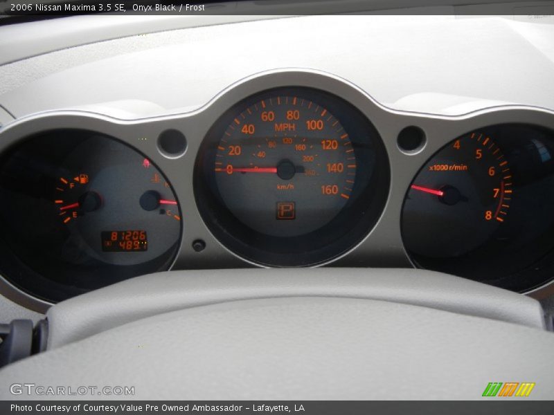 Onyx Black / Frost 2006 Nissan Maxima 3.5 SE