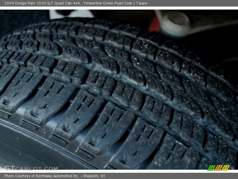 Timberline Green Pearl Coat / Taupe 2004 Dodge Ram 1500 SLT Quad Cab 4x4