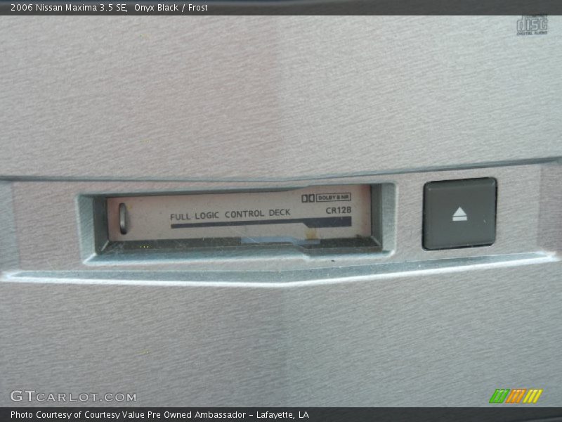 Onyx Black / Frost 2006 Nissan Maxima 3.5 SE
