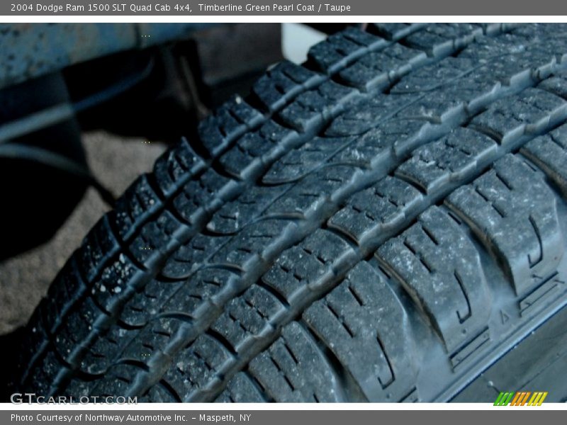 Timberline Green Pearl Coat / Taupe 2004 Dodge Ram 1500 SLT Quad Cab 4x4