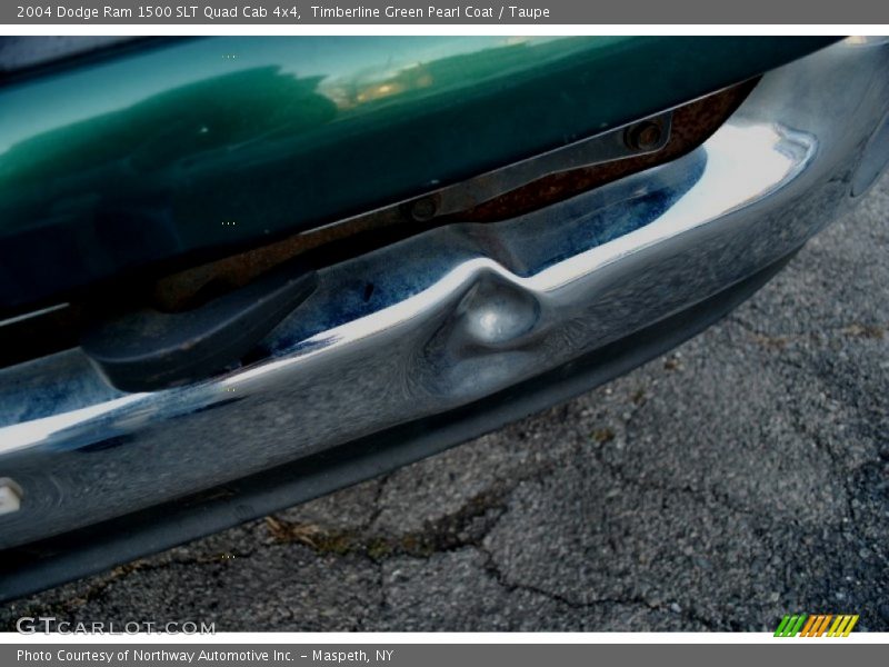 Timberline Green Pearl Coat / Taupe 2004 Dodge Ram 1500 SLT Quad Cab 4x4