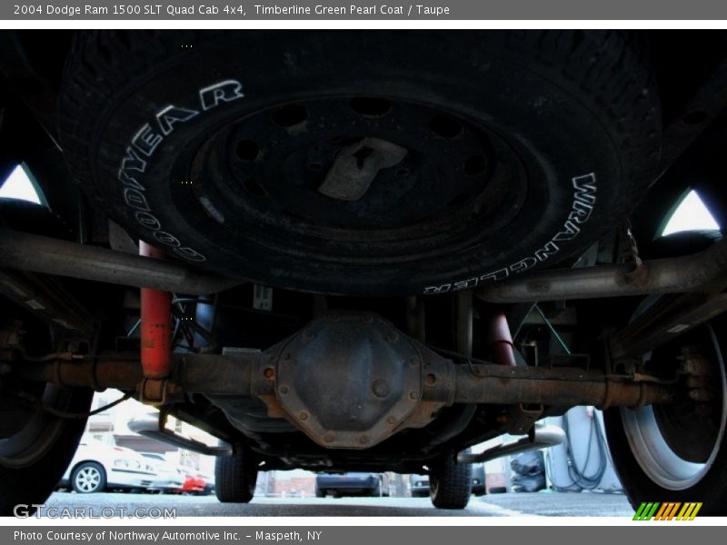 Timberline Green Pearl Coat / Taupe 2004 Dodge Ram 1500 SLT Quad Cab 4x4