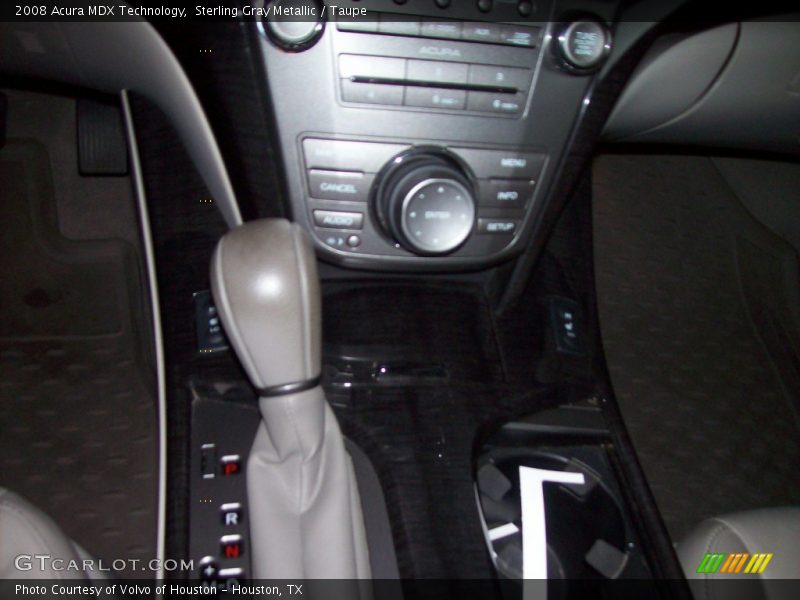 Sterling Gray Metallic / Taupe 2008 Acura MDX Technology