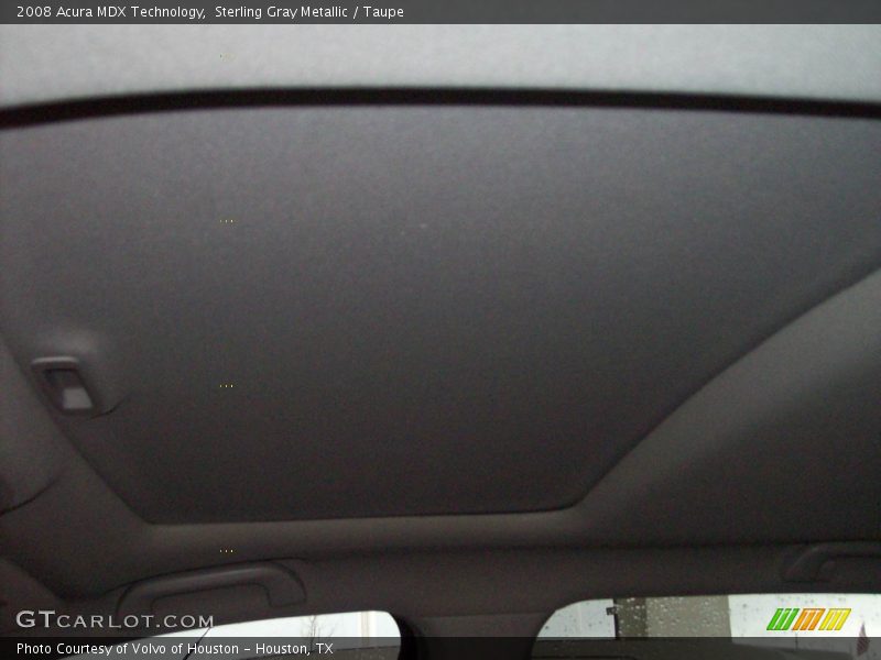 Sterling Gray Metallic / Taupe 2008 Acura MDX Technology