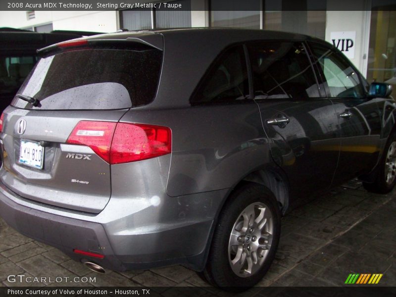 Sterling Gray Metallic / Taupe 2008 Acura MDX Technology