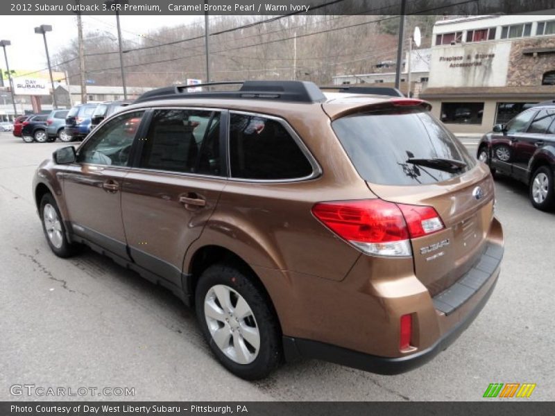 Caramel Bronze Pearl / Warm Ivory 2012 Subaru Outback 3.6R Premium