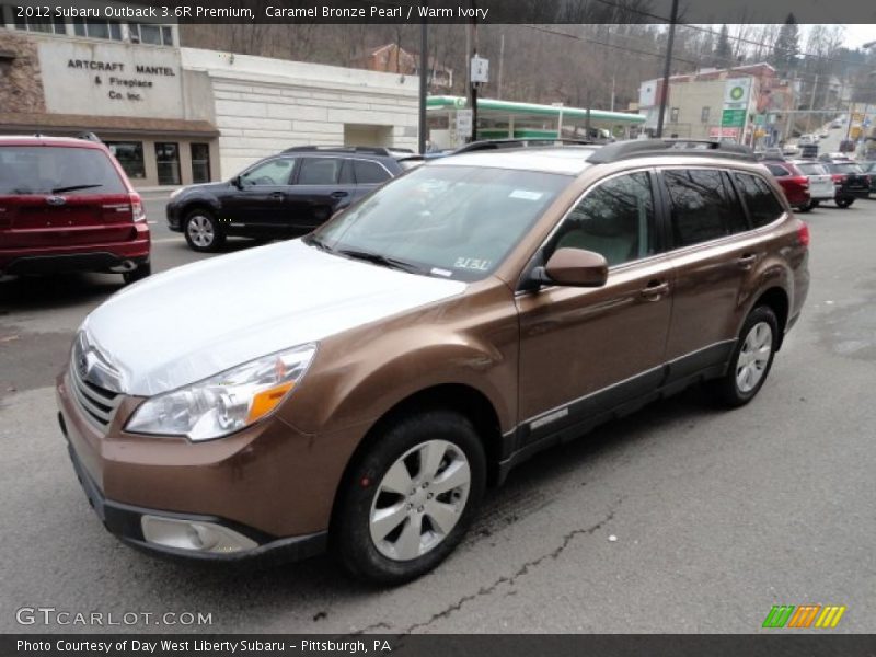Caramel Bronze Pearl / Warm Ivory 2012 Subaru Outback 3.6R Premium
