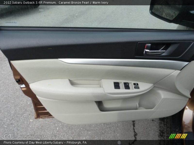 Caramel Bronze Pearl / Warm Ivory 2012 Subaru Outback 3.6R Premium