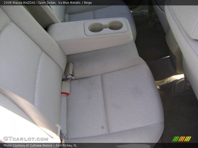 Icy Blue Metallic / Beige 2008 Mazda MAZDA3 i Sport Sedan