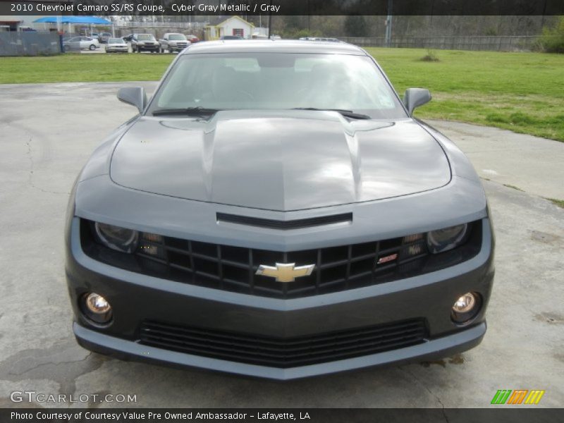 Cyber Gray Metallic / Gray 2010 Chevrolet Camaro SS/RS Coupe