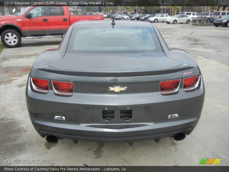 Cyber Gray Metallic / Gray 2010 Chevrolet Camaro SS/RS Coupe