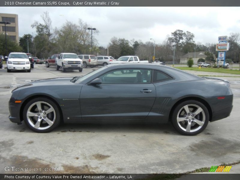 Cyber Gray Metallic / Gray 2010 Chevrolet Camaro SS/RS Coupe