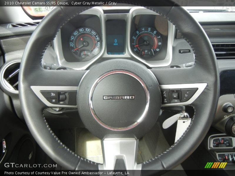 Cyber Gray Metallic / Gray 2010 Chevrolet Camaro SS/RS Coupe