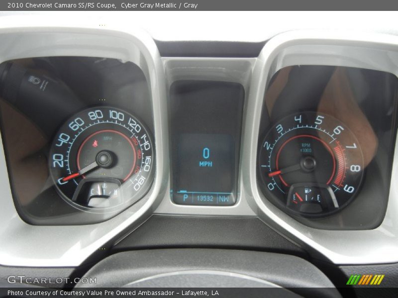 Cyber Gray Metallic / Gray 2010 Chevrolet Camaro SS/RS Coupe